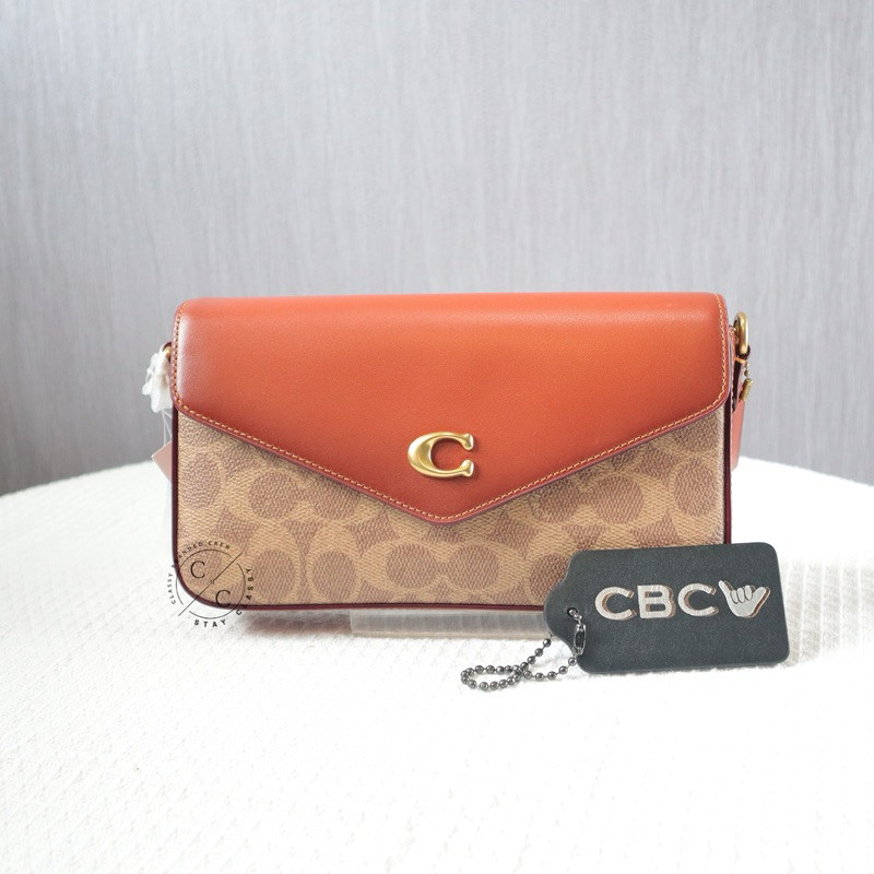 Jual Coach Wyn Crossbody In Signature Canvas Tan Rust | Shopee Indonesia