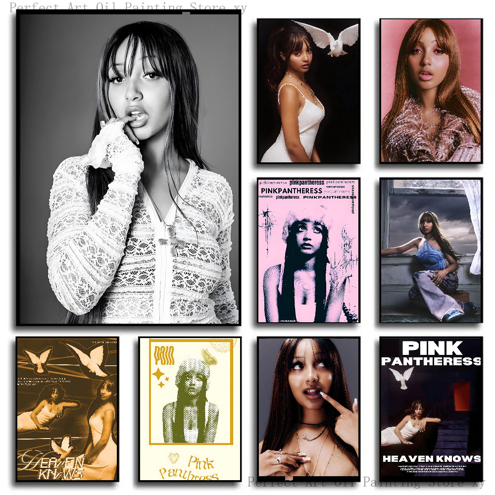 Jual Singer P-pinkpantheress Poster Poster Art Print Bar Living Room ...