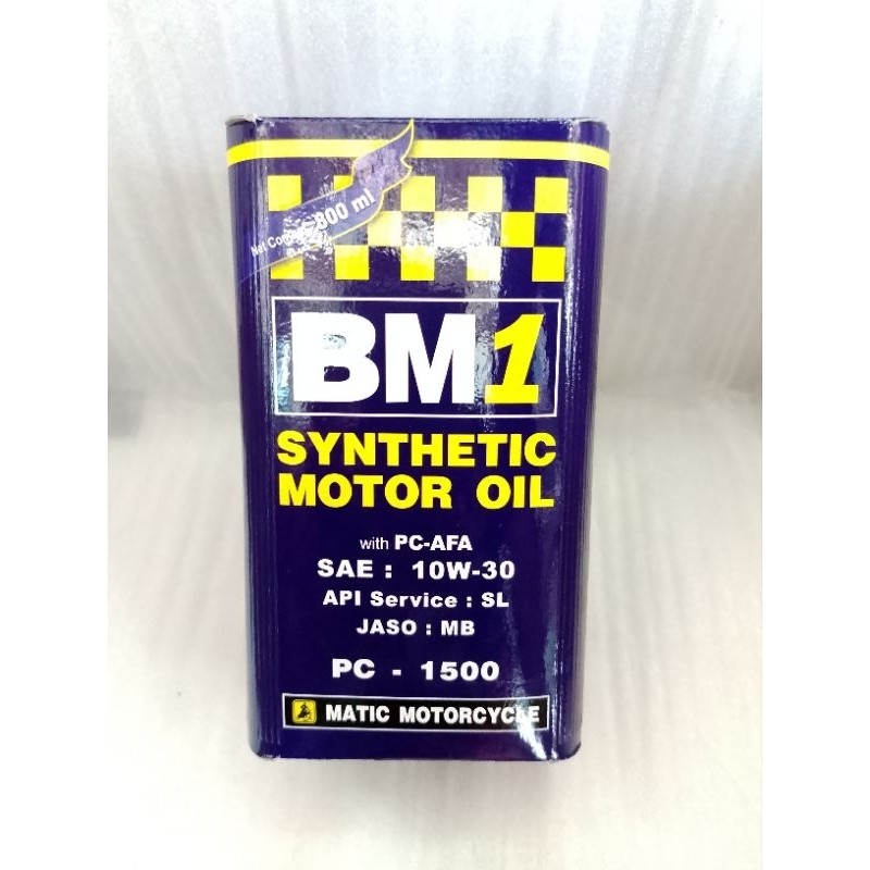 Jual Oli Motor BM1 PC-1500 Matic Scooter 0,8L 10w30 | Shopee Indonesia