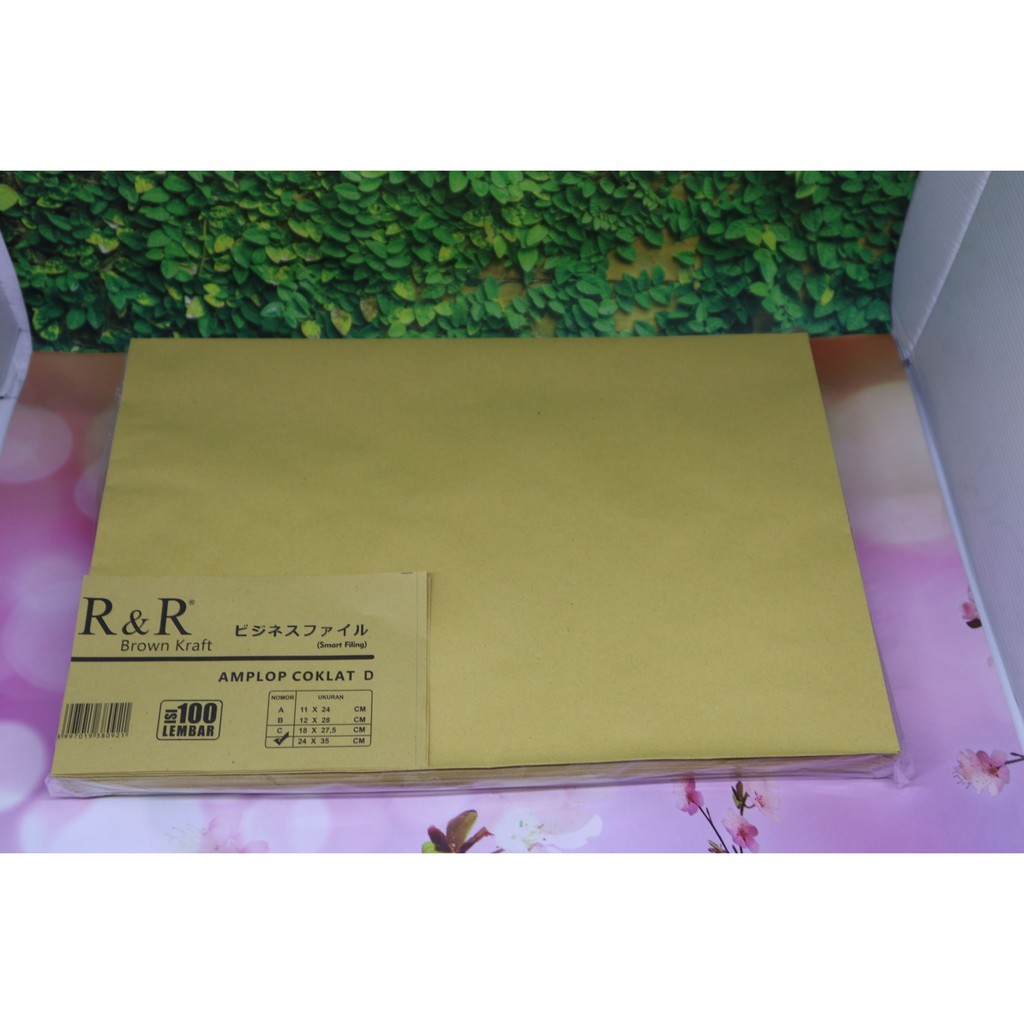 Jual Amplop Coklat Folio R&R 100 Pcs Termurah | Shopee Indonesia