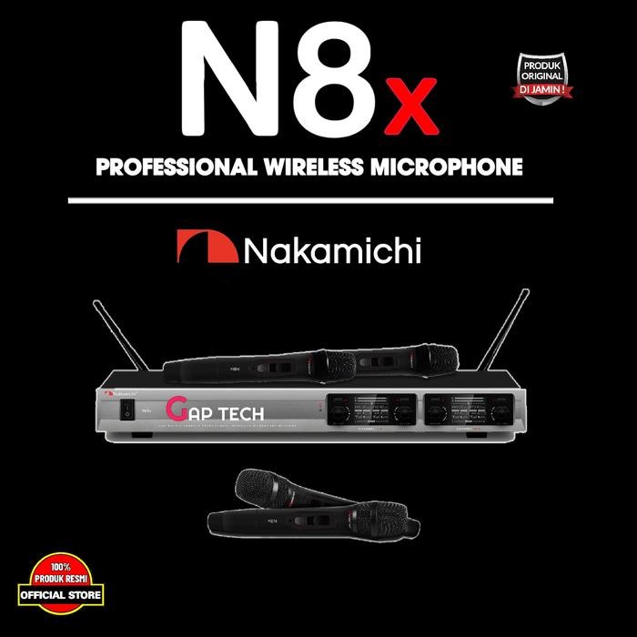 Jual Nakamichi N8x / N8 x / N 8x Professional Wireless Microphone ...