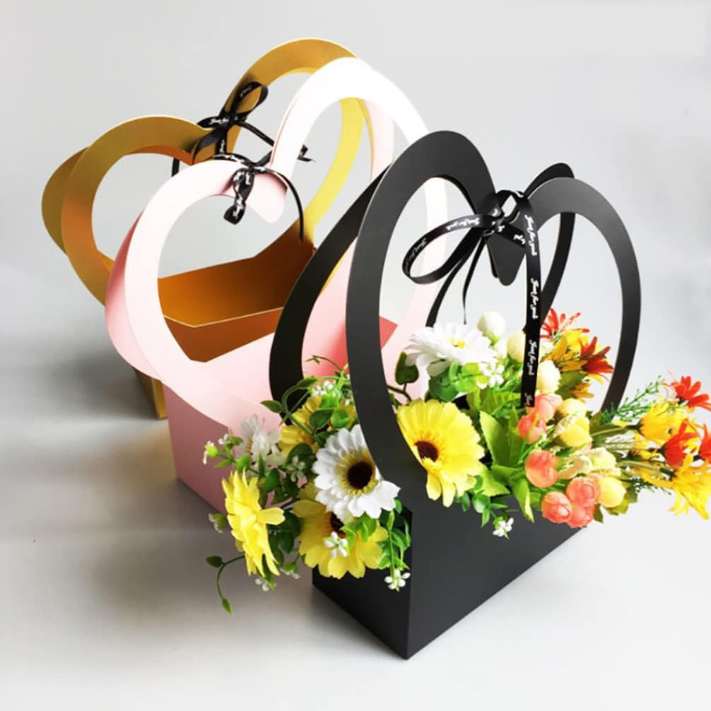 Jual Kotak Bunga Flower Box Tempat Bunga Kotak Valentine Tas Hati ...