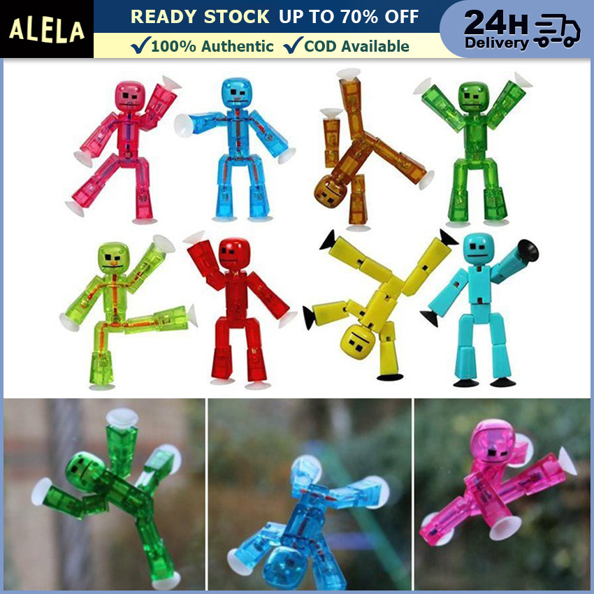 Jual Articulated Action Figure 3D Stickman Mini Stikbot Mainan Rakitan ...
