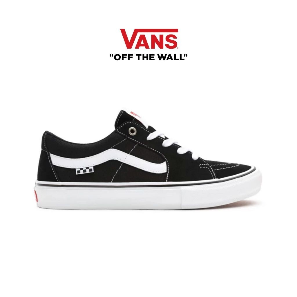 Jual VANS SK8-LOW PRO SKATE BLACK WHITE (100% ORIGINAL) Shopee