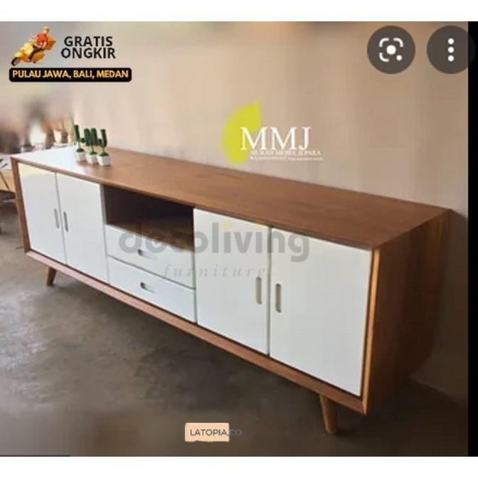 Jual Meja TV Minimalis Costume Design Non Rakitan ( P 150 T 60 L 30 Cm ...