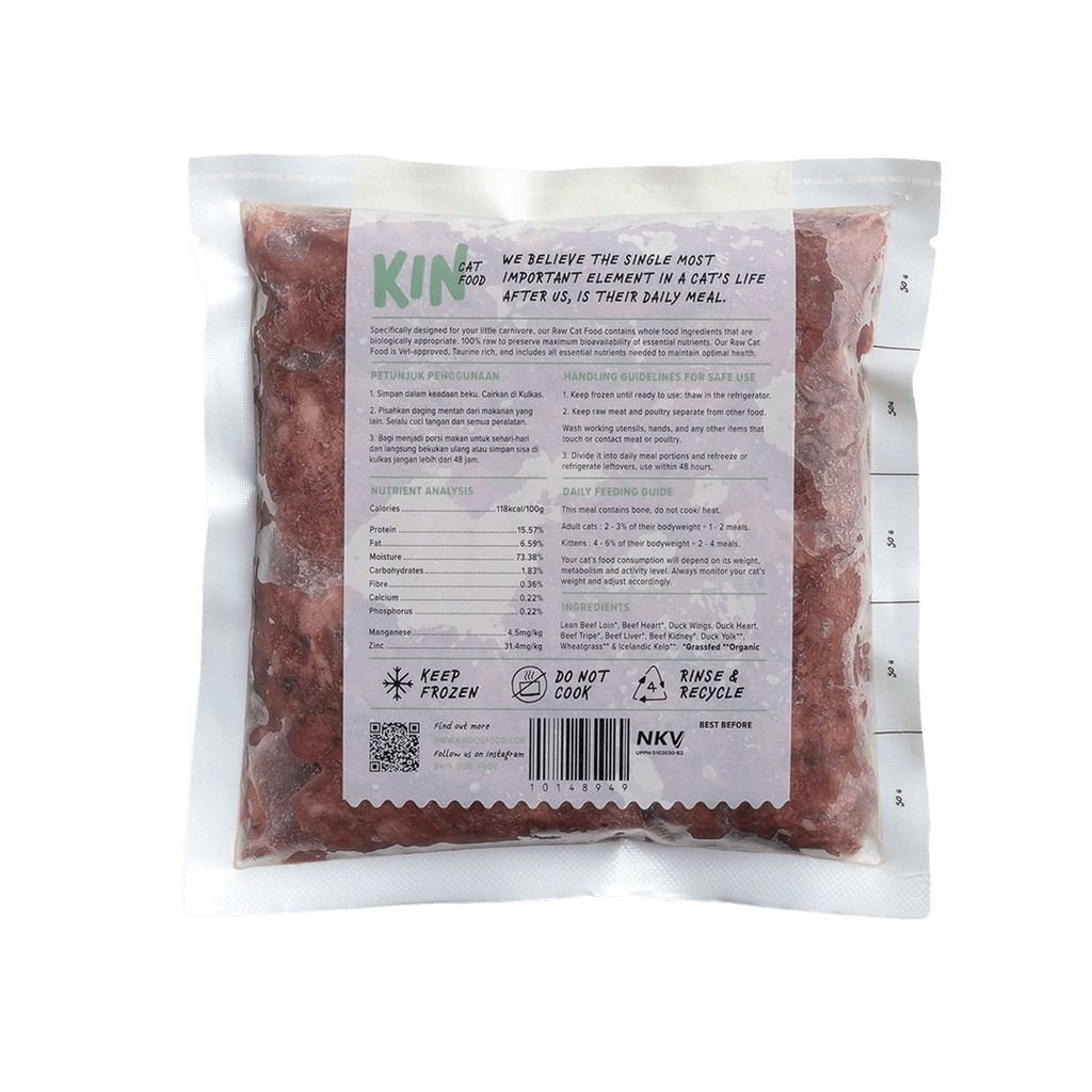 Jual Kin Cat Food - Beef & Duck | Shopee Indonesia
