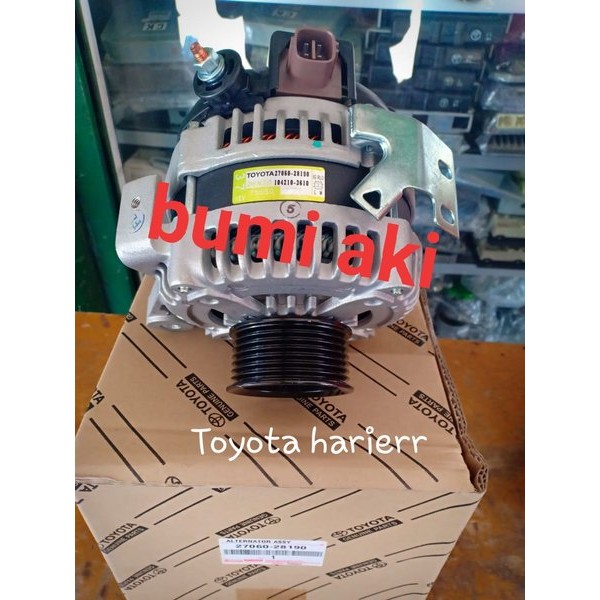 Jual DINAMO CHARGE ATAU DINAMO CAS AMPERE ALTERNATOR ORIGINAL TOYOTA ...