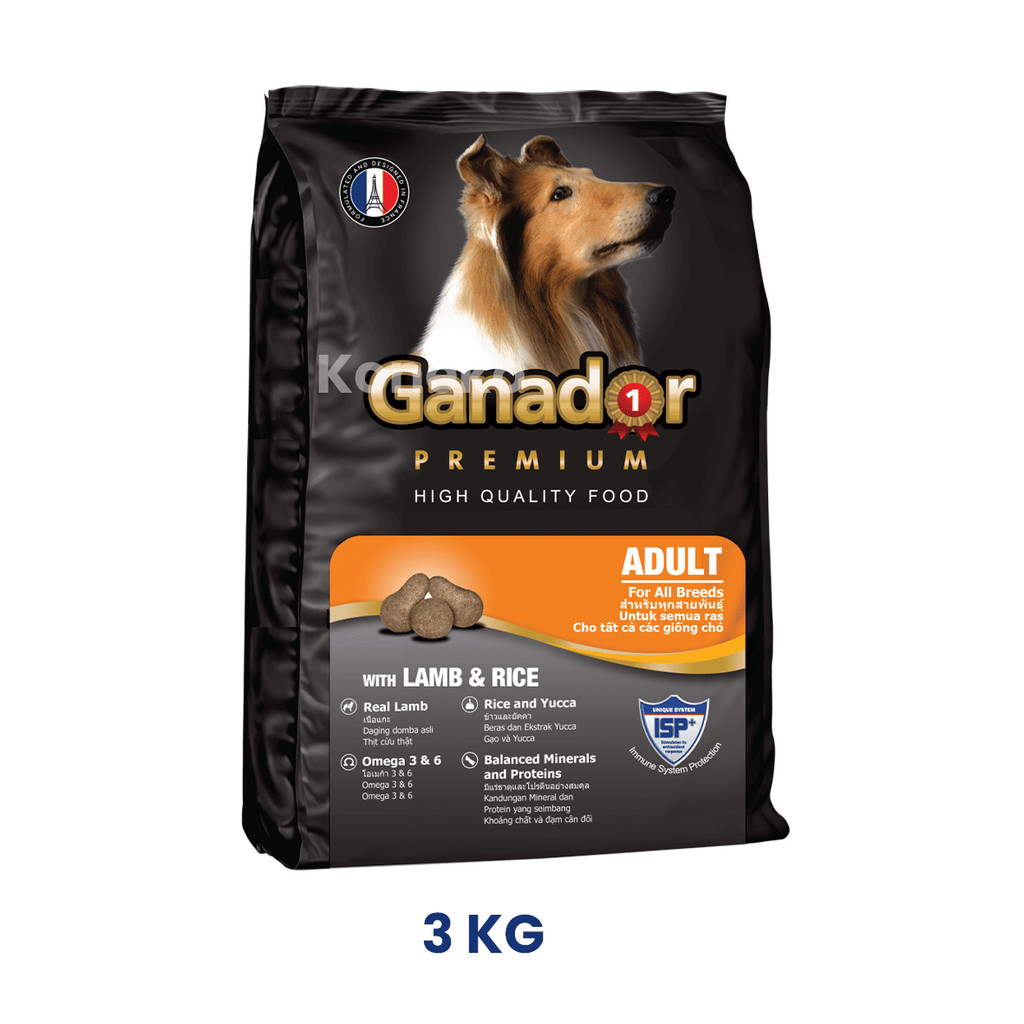 Jual GANADOR PREMIUM LAMB & RICE GANADOR LAMB DOG DRY FOOD - 3KG ...