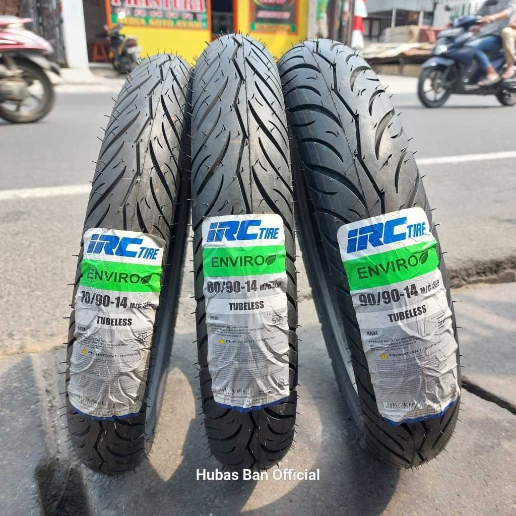 Jual Ban IRC Enviro NR91 & Ecotrax NR96 Depan Belakang 70/90 80/90 90/ ...