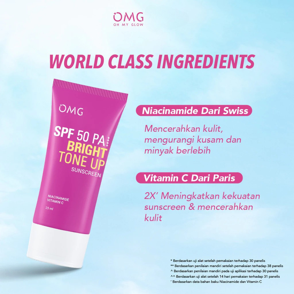 Jual Najmia 3 - OMG Bright Tone Up UV Barrier Sunscreen SPF 50 PA++ 25 ...