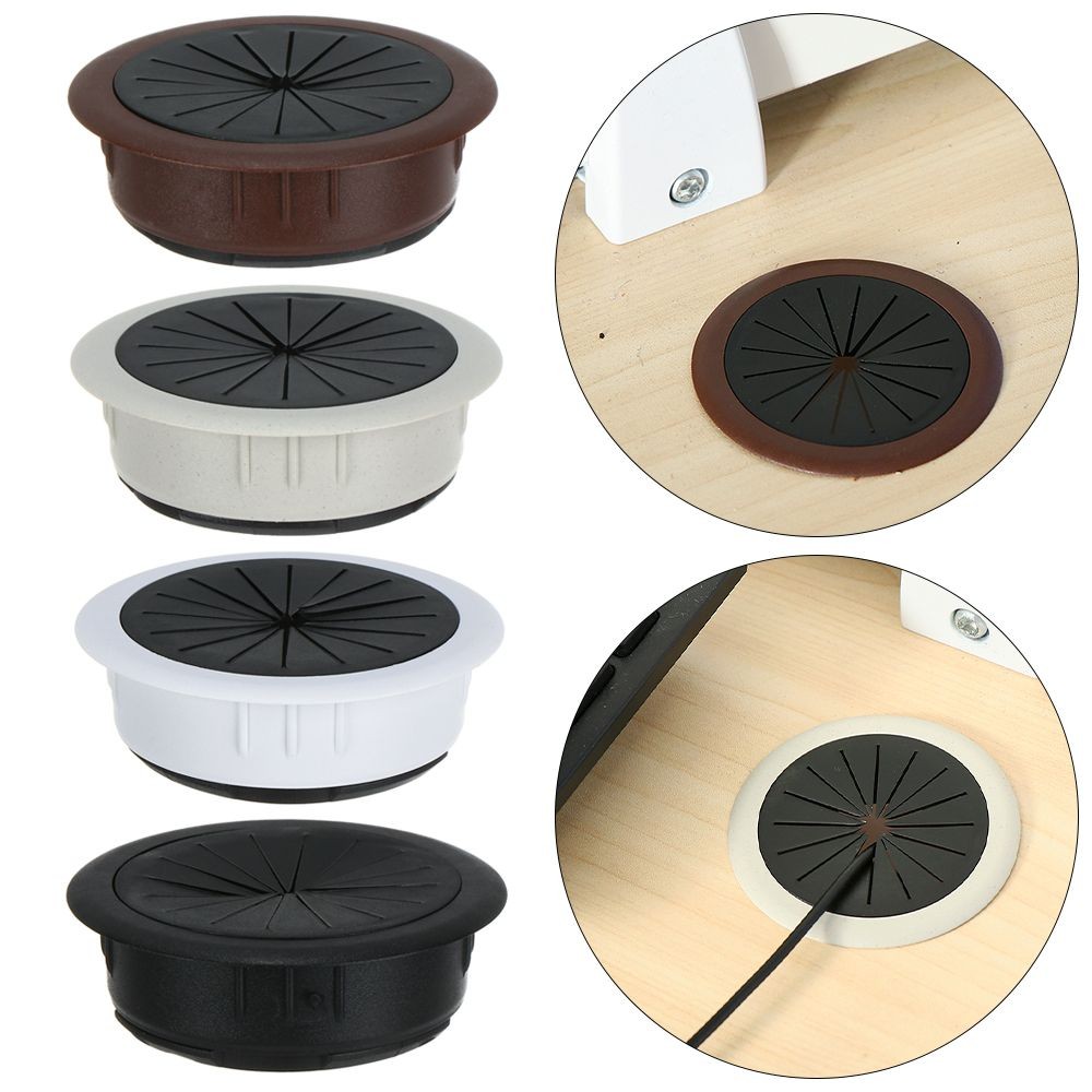Jual Desk Table Wire Hole Cover Computer Grommet Table Cable Outlet ...