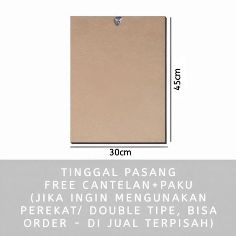 Jual Custom Posters besar 30x40 Frame Kayu MDF - Hiasan dinding ruang ...