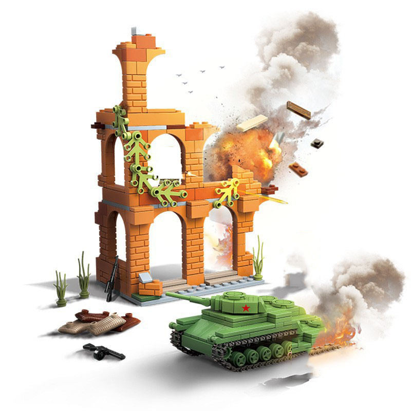Jual World War Stalingra Street Warfare Military Building Block WW2 ...