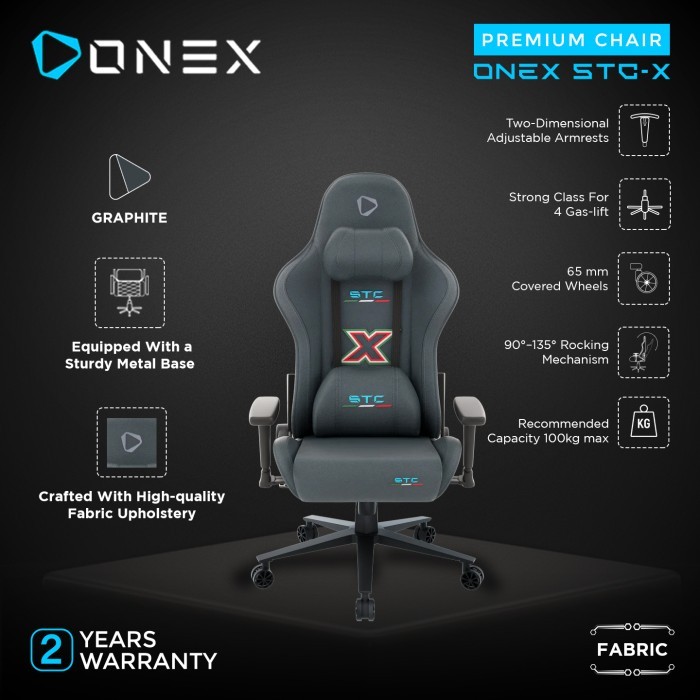 Jual ONEX STC X Fabric Kursi Gaming Chair | Shopee Indonesia