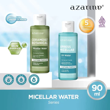 Azarine Xpress Micellar Oil Water Ceramoist Botanical Micellar Water 90ml