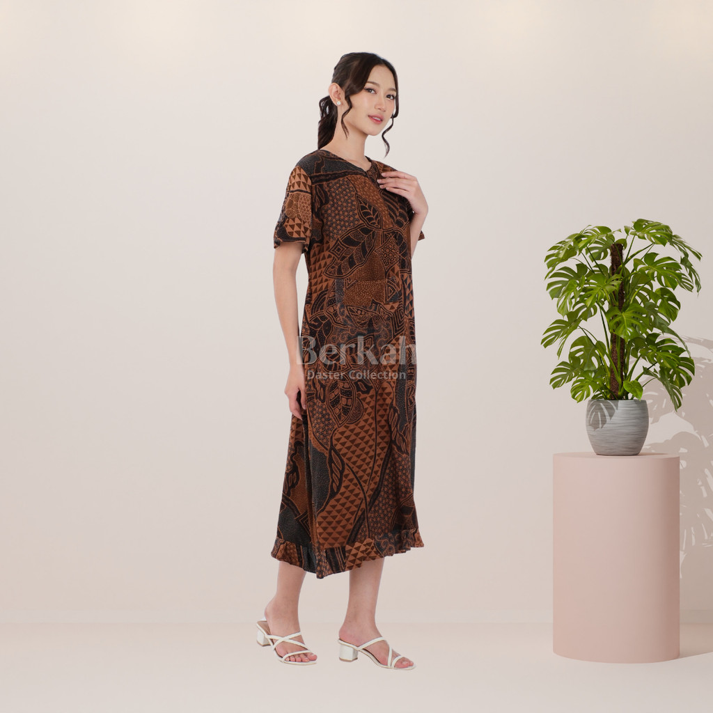 Daster Batik Rayon Busui Resleting Surya Teja 4