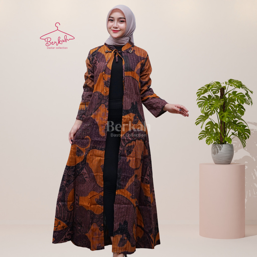 Outer Batik Long Cardigan Surya Teja Lapis