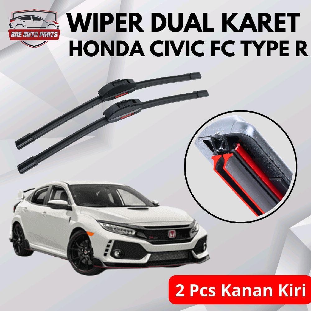 Jual Wiper Double Karet Model Frameless Untuk Mobil Honda Civic FC ...