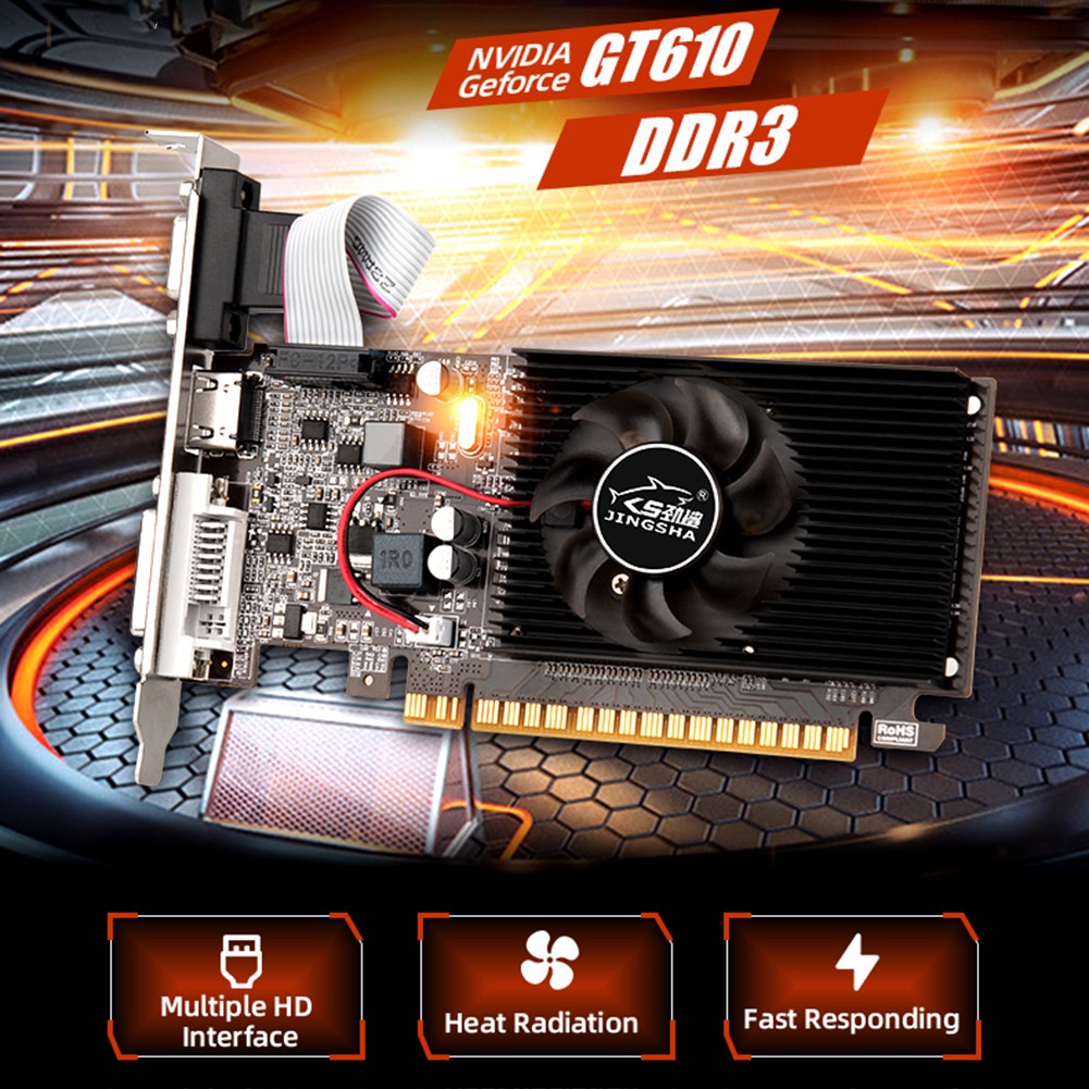 Jual GT610/GT730/GT210 4/2/1GB Graphics Card 1257/1340MHz Radiator Tube ...