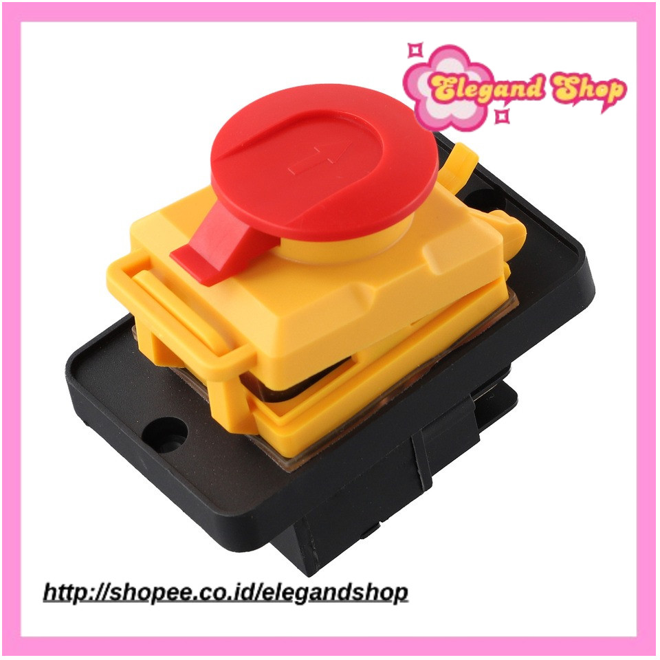 Jual 4-Pin Pushbutton Magnetic Pushbutton Switch Compact Size Easy ...