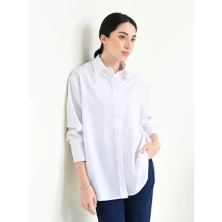 Geulis.id PIPER SHIRT BASIC SERIES / KEMEJA WANITA / ATASAN WANITA / KEMEJA MERAH (16 warna)