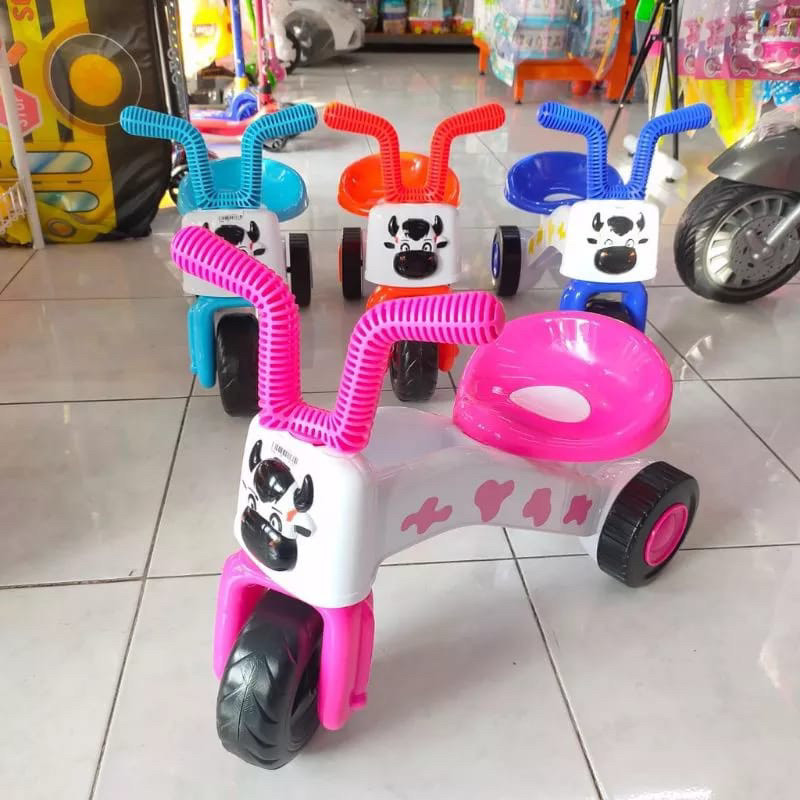 Jual (BISA COD) TERMURAH !!! MAINAN ANAK SEPEDA SAPI RODA TIGA / MAINAN ...
