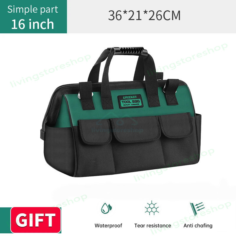 Jual GREENER Tool Bag Tas Perkakas 13 inchi Bahan Oxford Toolbag