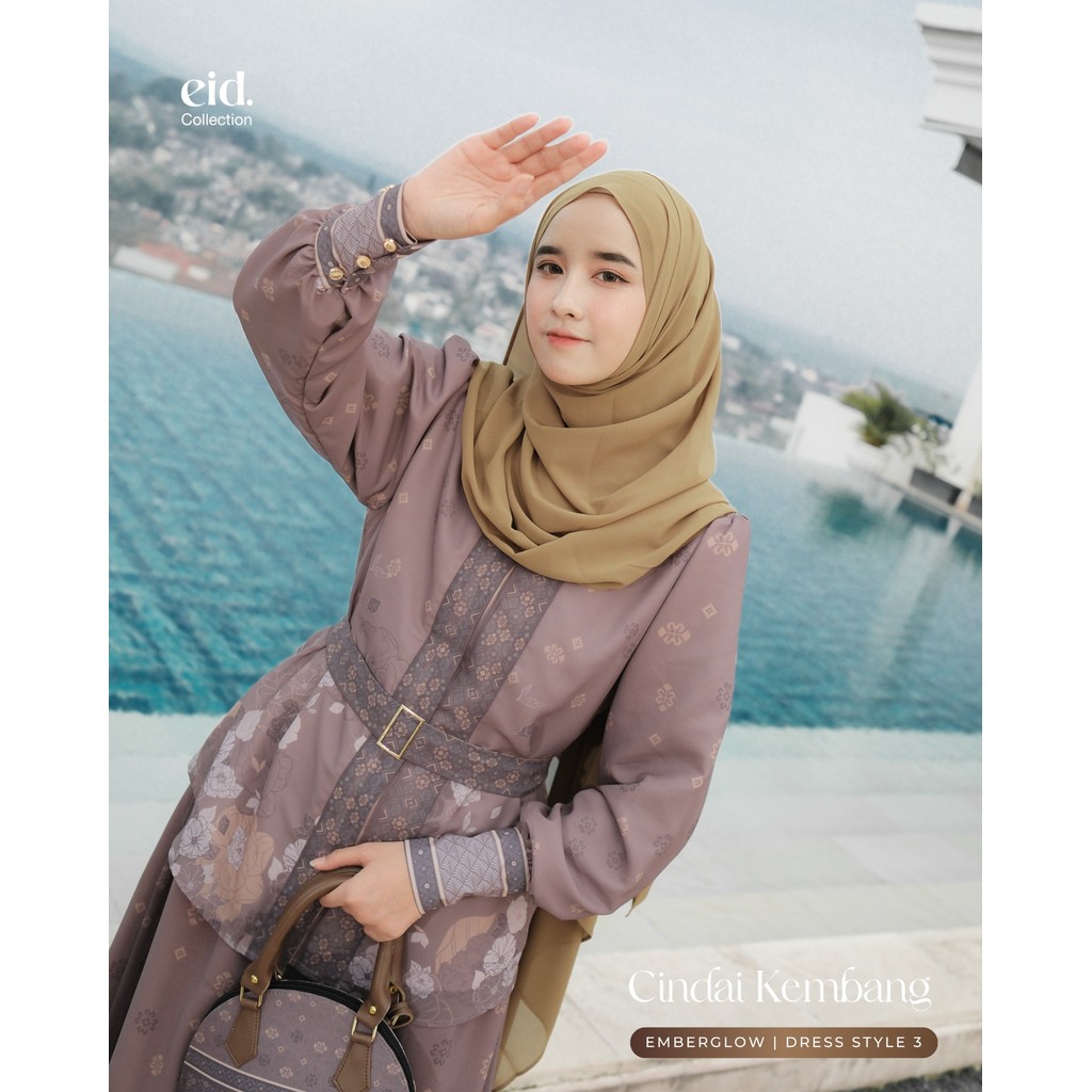 Jual Kazami - Dress Dewasa Cindai Kembang Style 3 | Shopee Indonesia