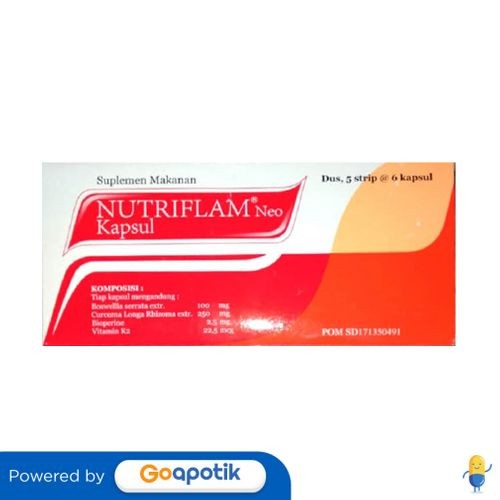 Jual Nutriflam Neo Box 30 Kapsul | Shopee Indonesia