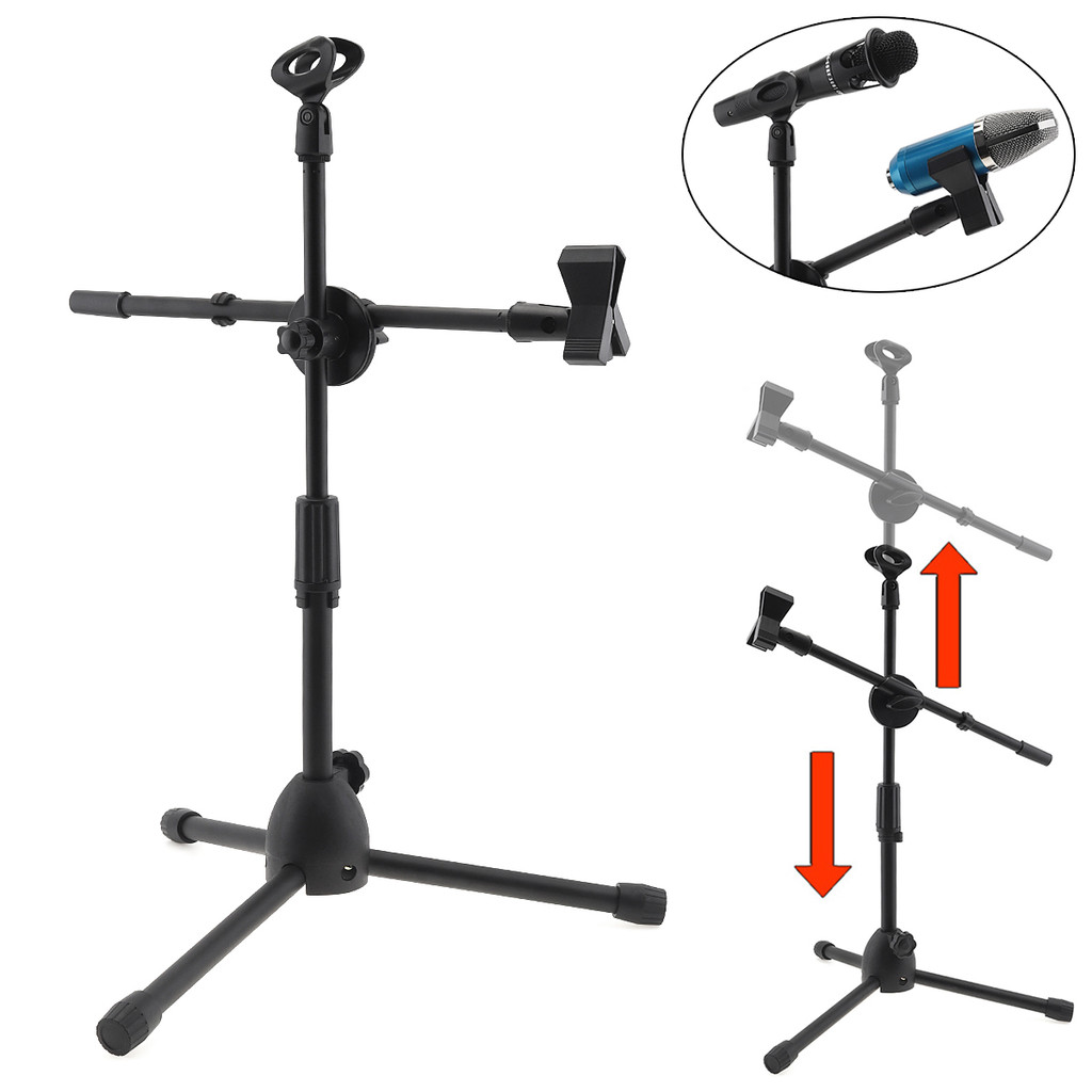 Jual Desktop Microphone Tripod Floor Microphone Bracket Swing Arm ...
