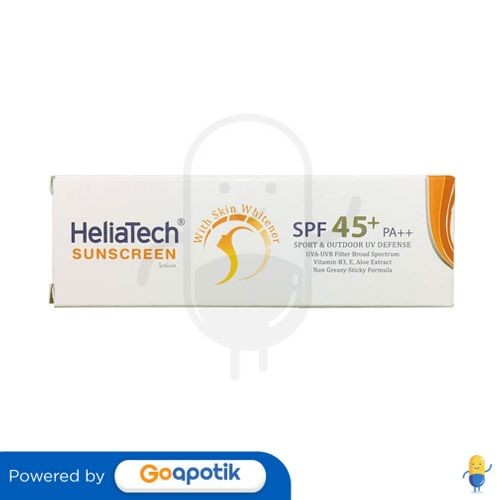 Jual Heliatech Sunscreen Lotion Spf 45+ 30 Gram Tube | Shopee Indonesia