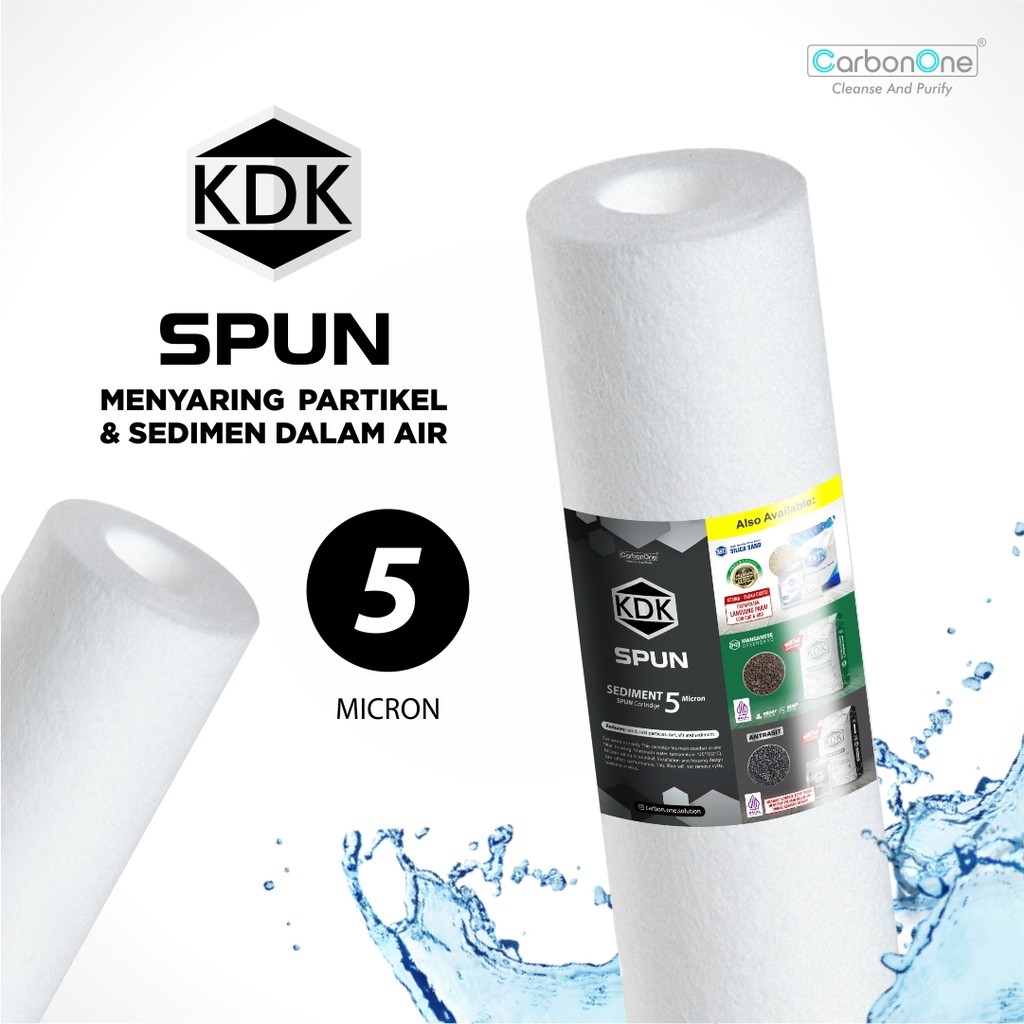 Jual SEDIMENT FILTER AIR KDK 10” / CATRIDGE FILTER AIR - SARINGAN AIR ...