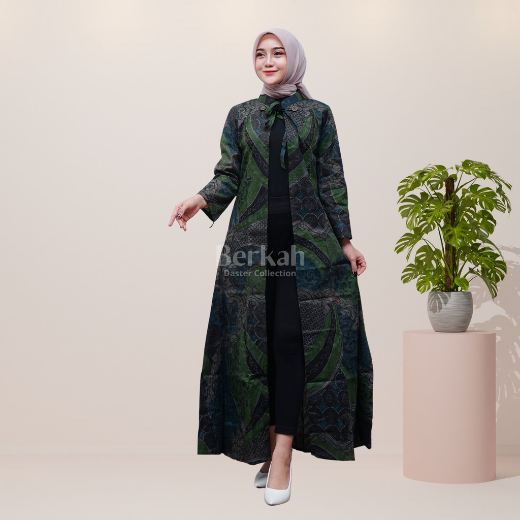 Outer Batik Long Cardigan Surya Teja Lapis 3
