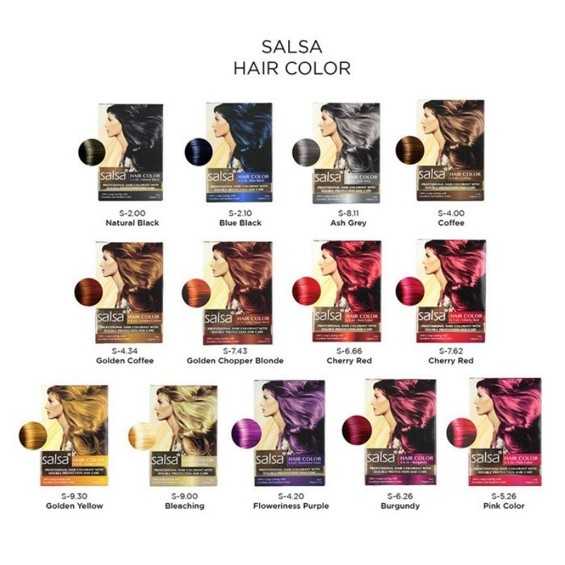 Jual Salsa Hair Color Original 13 Warna Tahan Lama | Shopee Indonesia