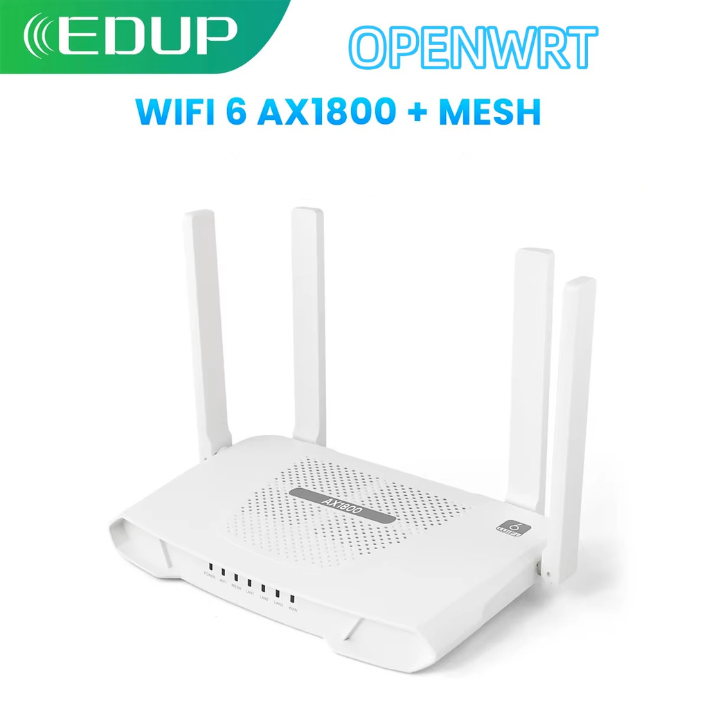 Jual EDUP RT2983 AX1800 OPENWRT WIFI6 Router Wireless Network Gigabit ...