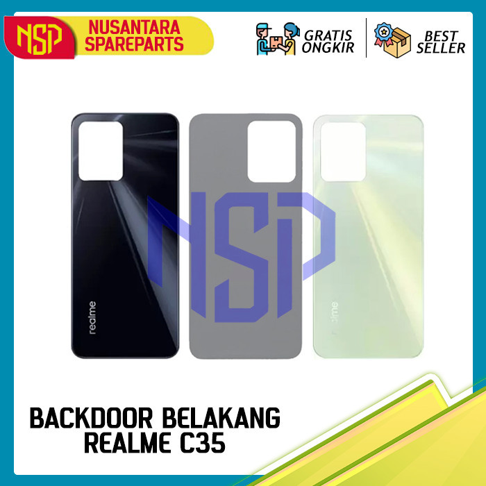 Jual TUTUP BELAKANG BACKDOOR BACKCOVER BACK CASING REALME C35 RMX 3511 ...