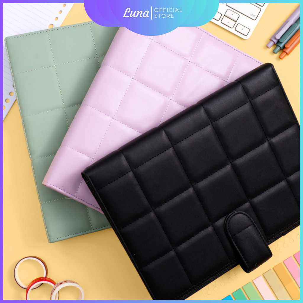 Jual Binder Motif Puffy Fancy Colors Binder A5 Ring 20 Binder Kulit A5 ...