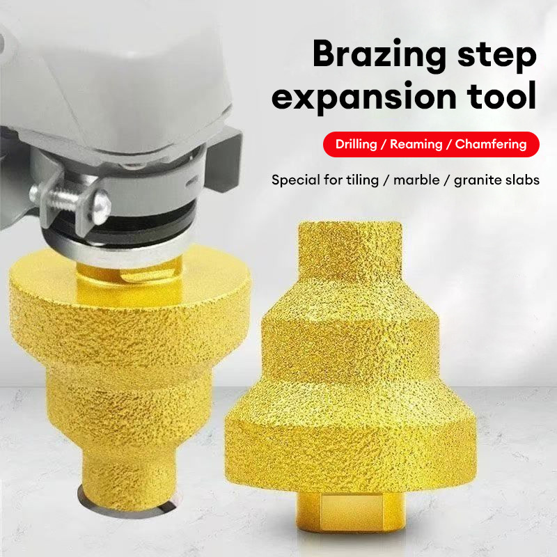 Jual Diamond STEP CHAMFER GOLD 3 Size 20mm 35mm 50mm Mata Bor Pelubang ...