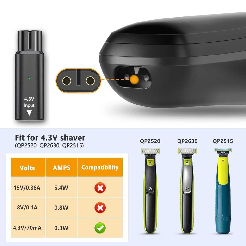 Jual Adapter Type C Female to Philips Shaver Electric Razor | Shopee ...