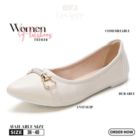 LVR Shuhua Flatshoes Wanita Flatshoes Wanita Motif Rantai TG2030
