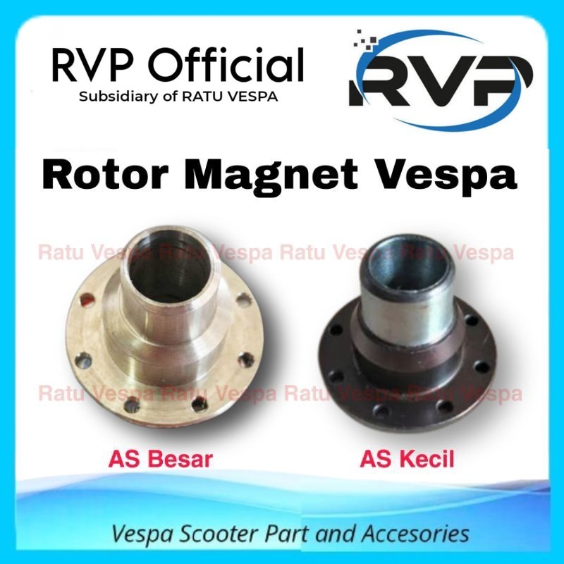 Jual Rotor Magnet AS Besar & Kecil PA RIBAM Vespa VBB Super Sprint PX ...