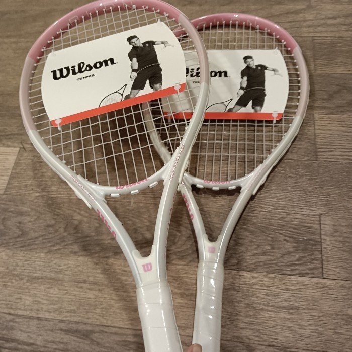 Jual Raket Tennis Wilson Burn White Sakura Burn Ladies Wanita Dewasa ...