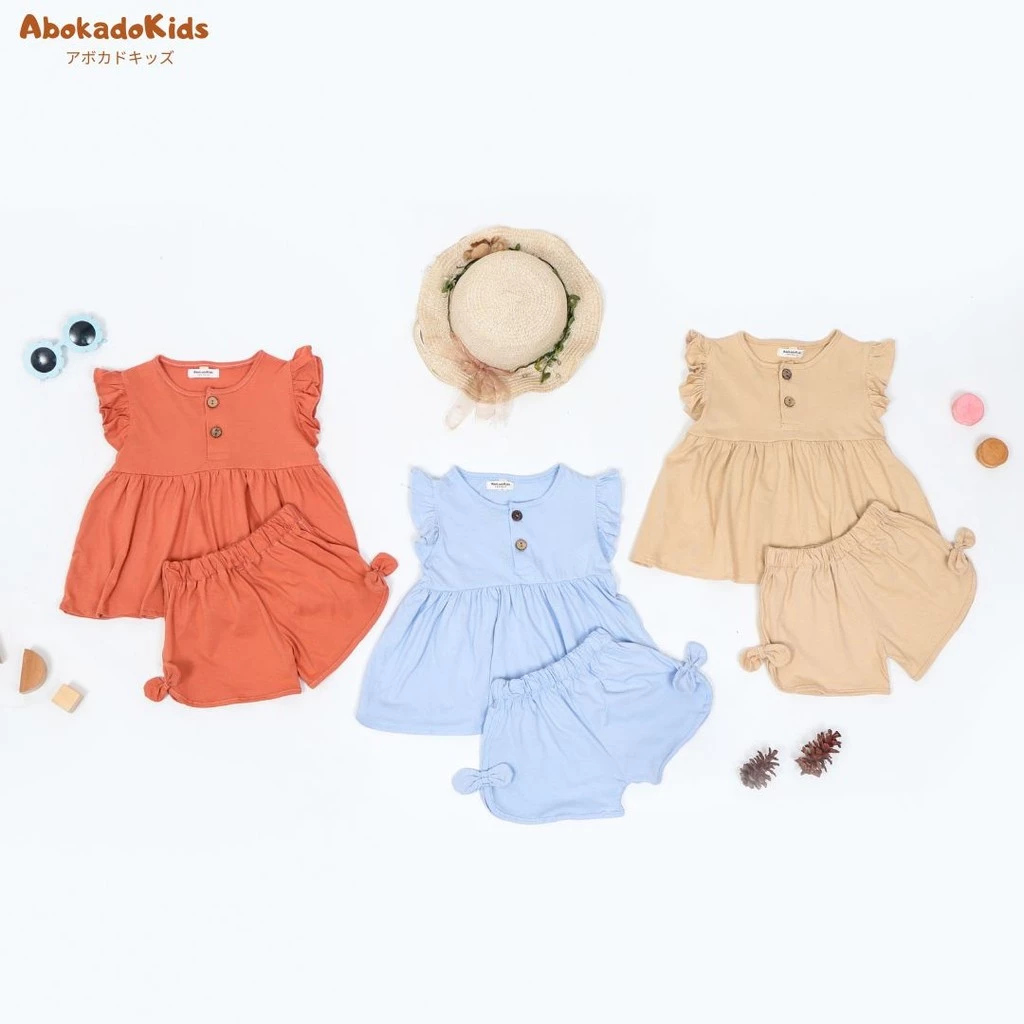 Chava Set – Setelan Anak Perempuan – Setelan Harian Anak Perempuan – Setelan Anak Premium