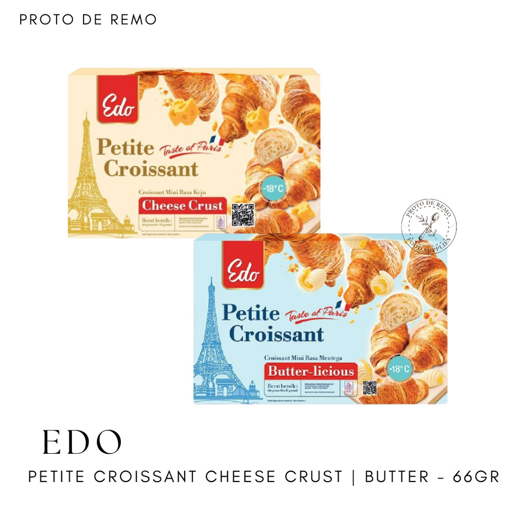 Jual Edo Petite Croissant Mini Pastry ButterLicious | Cheese Crust - 6 ...