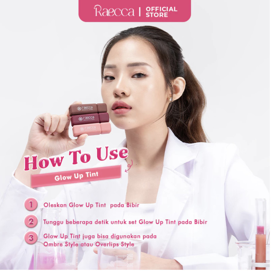 Jual Raecca Glow Up Tint [Lip Tint] | Transferproof dan Smudgeproof ...