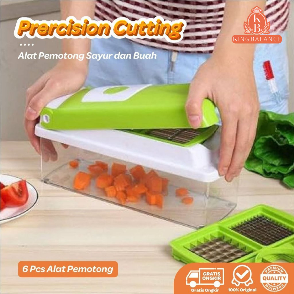 Jual Dapur Rapi - Nicer Dicer Plus 6in1 Alat Pemotong Sayur & Buah ...