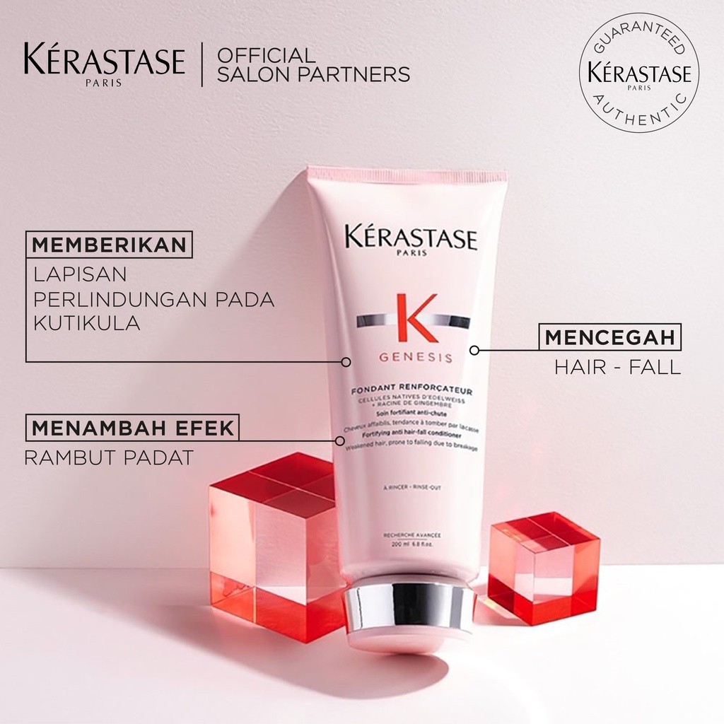 Jual Kerastase Genesis Triple Care - Untuk Rambut Rontok (Tebal) Bain ...