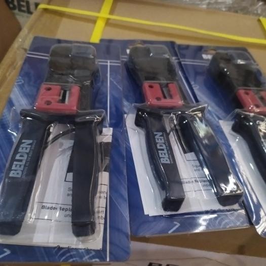 Jual Belden Crimping Tool RJ45 RJ11 Deluxe Modular Plug Tool - AP100007 ...