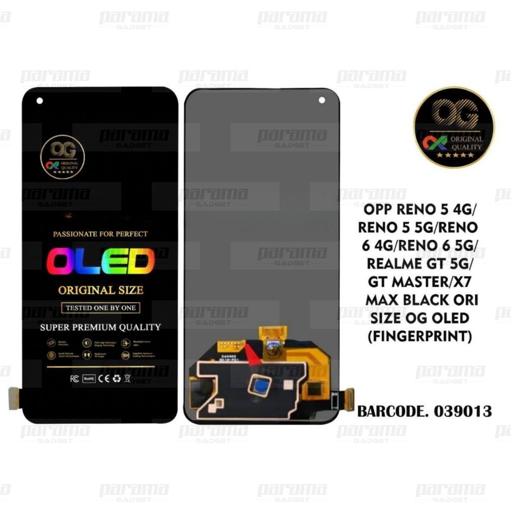 Jual LCD OPP0 RENO 5 4G 5G RENO 6 4G 5G / REALME GT 5G GT MASTER X7 MAX ...