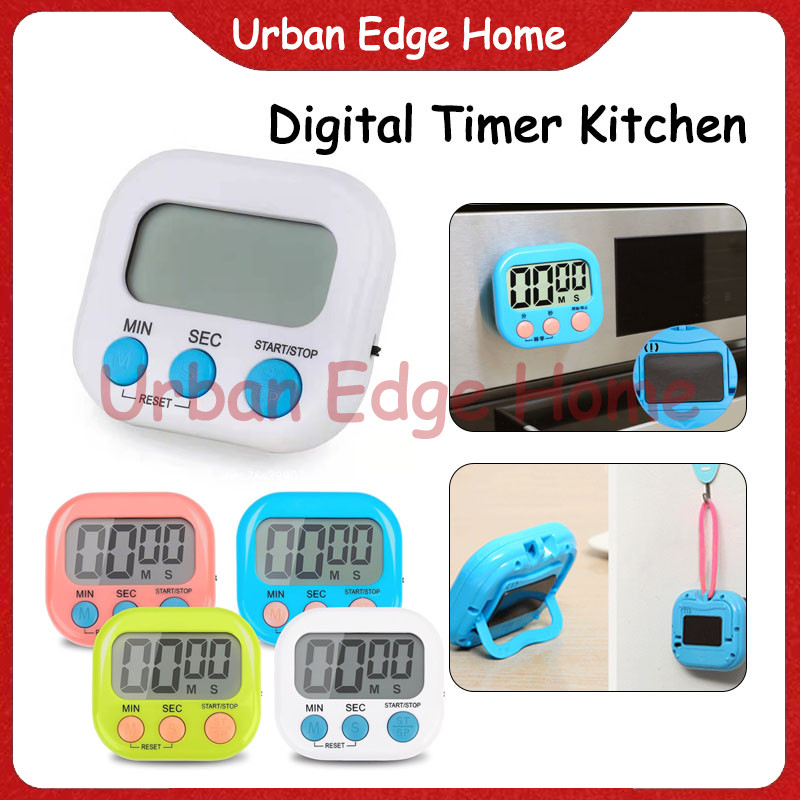 Jual Digital Timer Kitchen / Alarm Dapur Masak Clock Stopwatch Jam ...